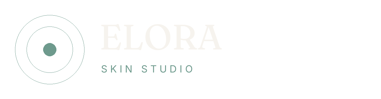 ELORA Skin Studio logo, light variant
